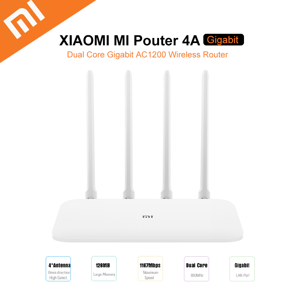Роутер Xiaomi Mi WiFi Router 4a Gigabit Edition EU (global version)