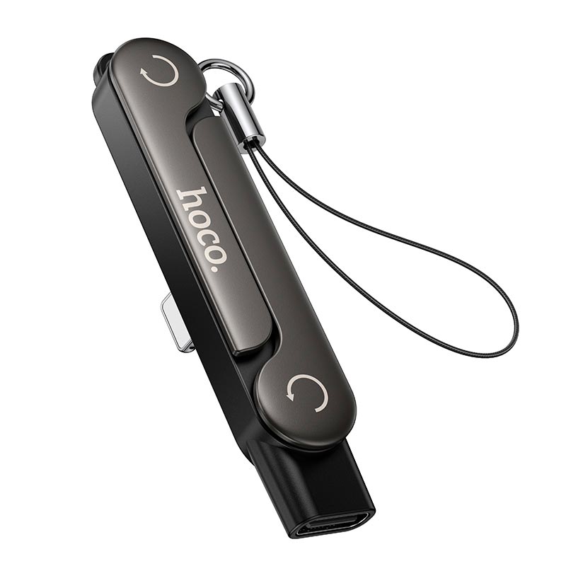 Перехідник HOCO Lightning male to Type-C female holder-adapter UA47 |30W Max|