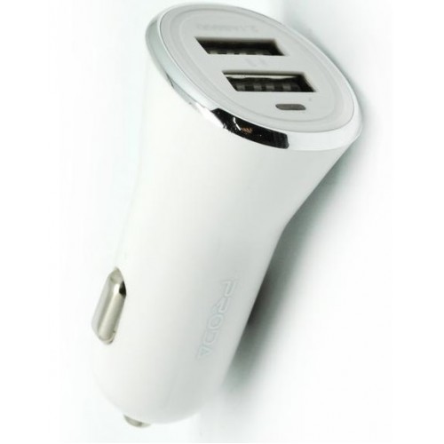 Адаптер автомобільний PRODA Yuss PD-C01 |2USB, 2.1A|