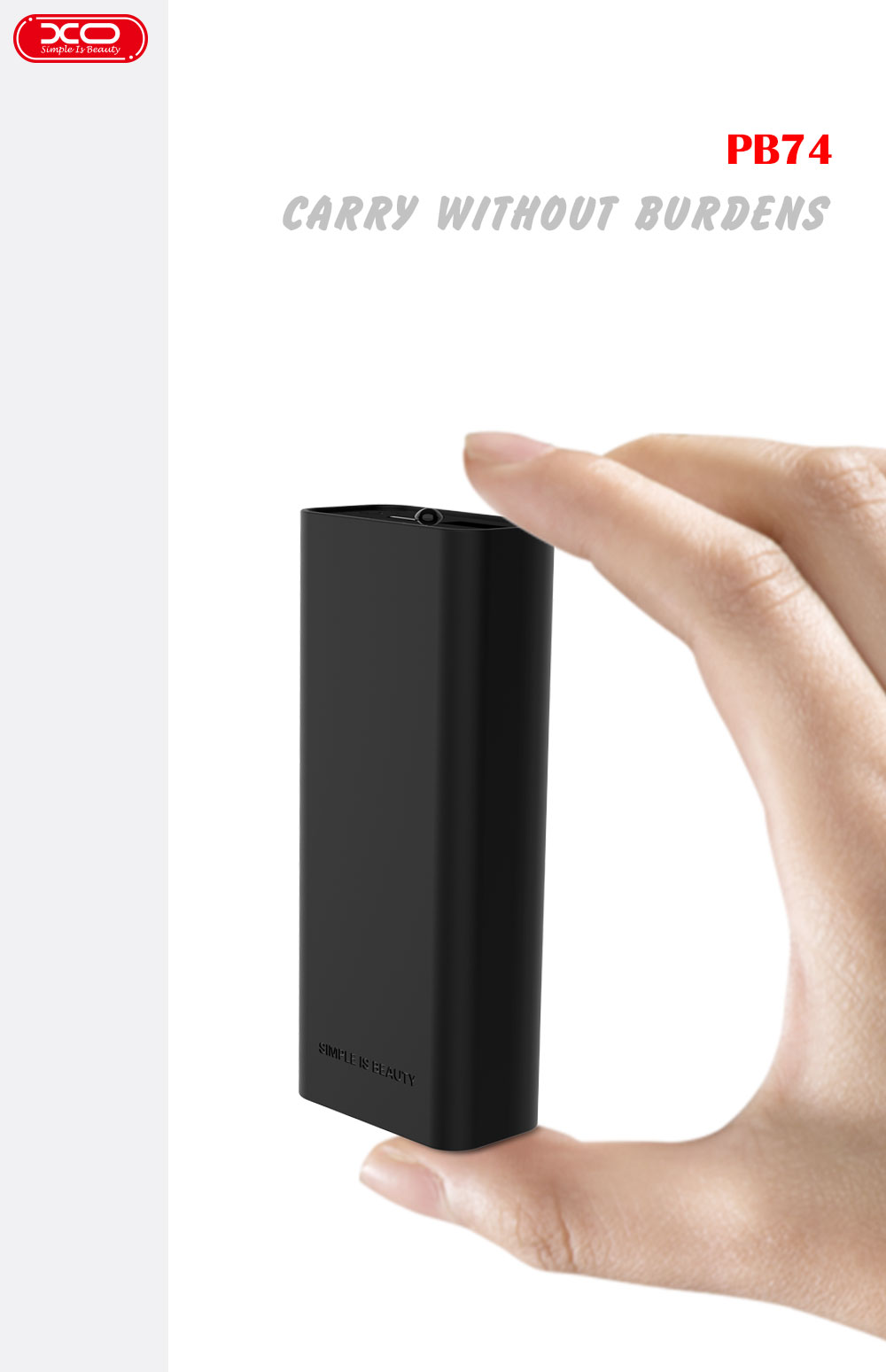 УМБ XO PB74 5200 mAh |1USB, 2A|