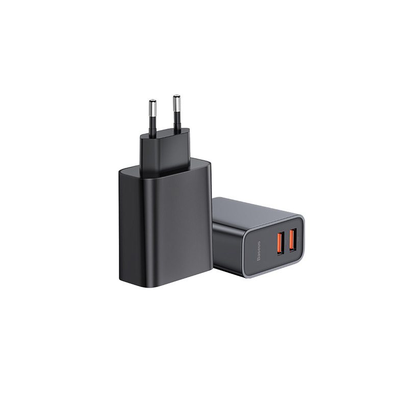 Адаптер мережевий BASEUS Speed |2USB, QC4.0/PD, 30W, 5A|