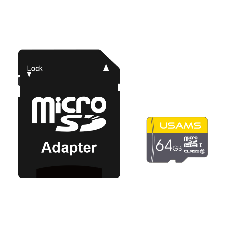 Карта пам'яті USAMS High Speed TF Card 64GB US-ZB119 (SD Adapter)
