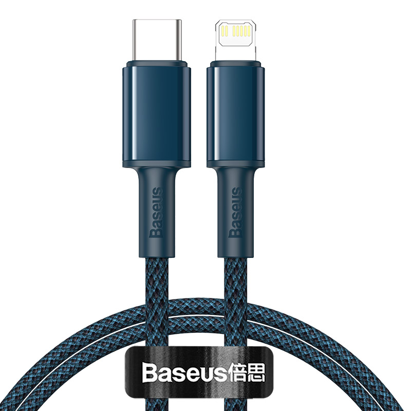 Кабель BASEUS Type-C to Lightning High Density Braided Fast Charging Cable |1m, 20W| (CATLGD-03)