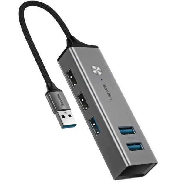 HUB адаптер BASEUS Cube USB to 3 USB3.0 + 2 USB2.0