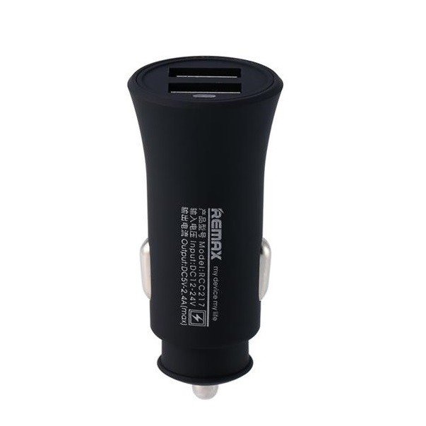 Адаптер автомобільний Remax Rocket RCC-217 |2USB, 2.4A|