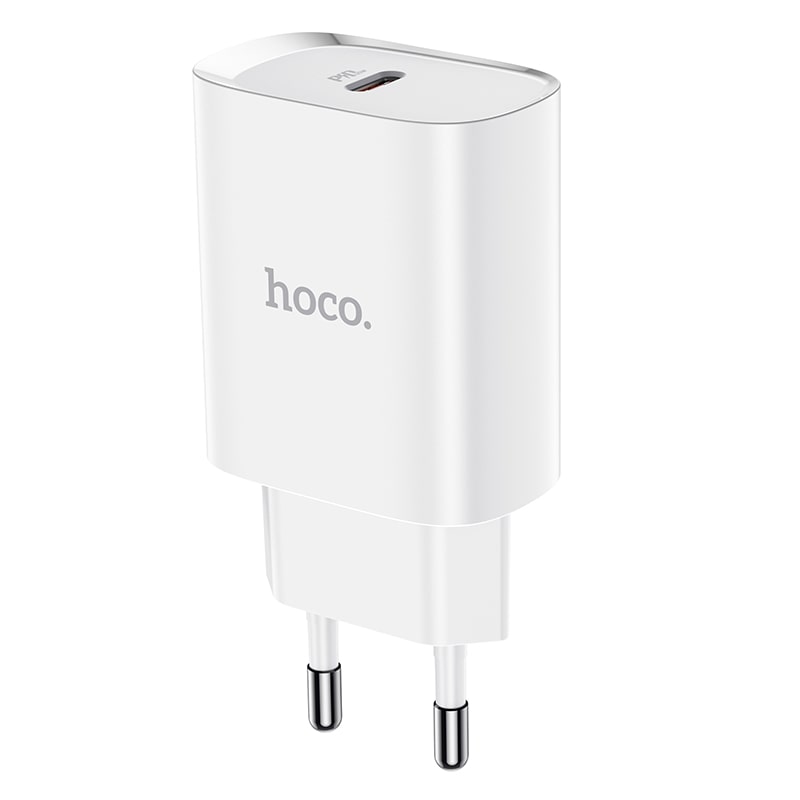 Адаптер сетевой HOCO  Smart N14 |Type-C, PD, 20W| (Safety Certified)