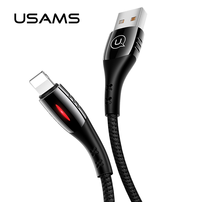 Кабель Usams Lightning Nylon u-Tone series US-SJ303 |1.2m, 2A|