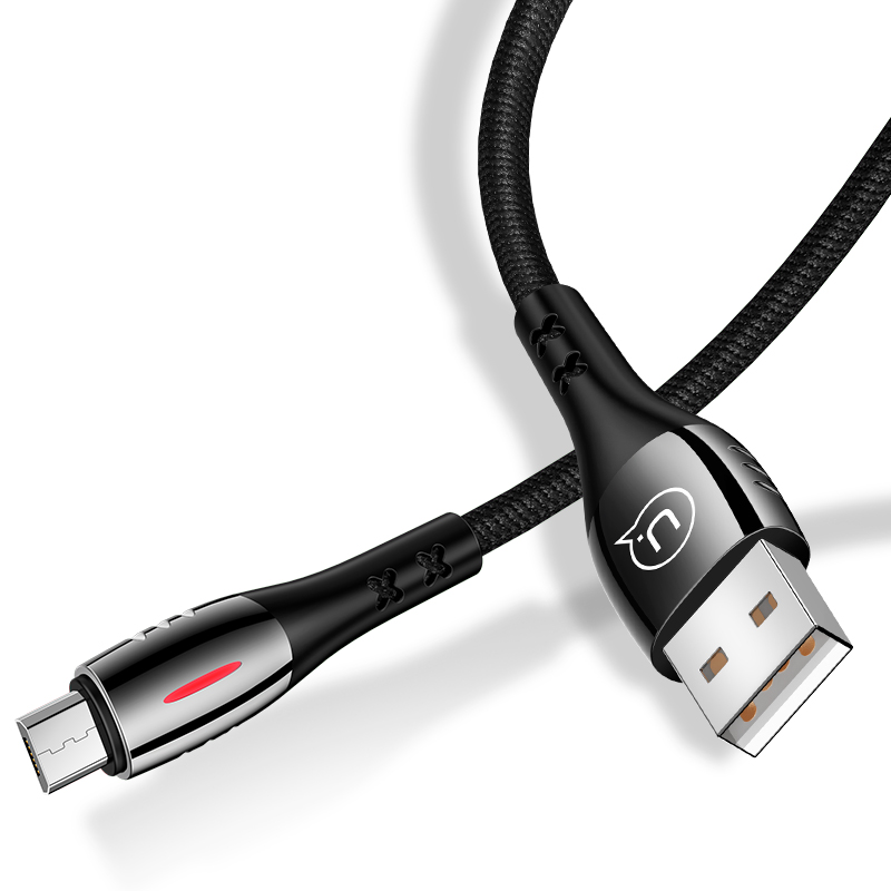 Кабель USAMS Micro USB Smart Power-off U-Tone series US-SJ347 |2m, 2A|