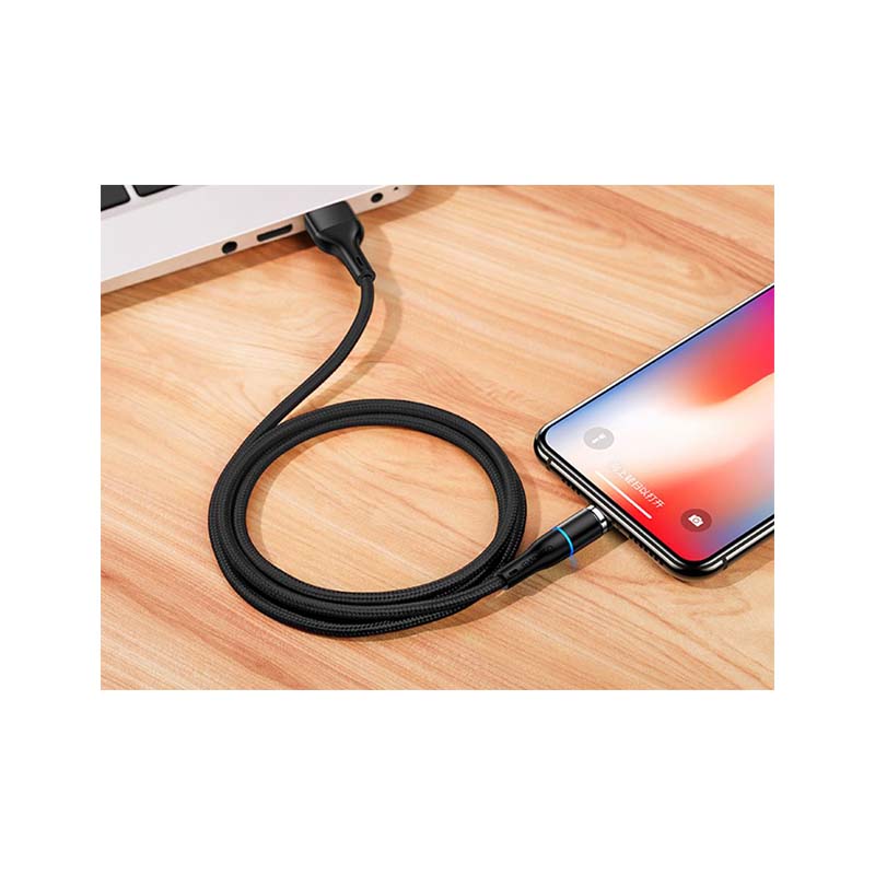 Кабель USAMS Магнітний Micro USB Aluminum Alloy US-SJ354 U32 |1m, 2A|