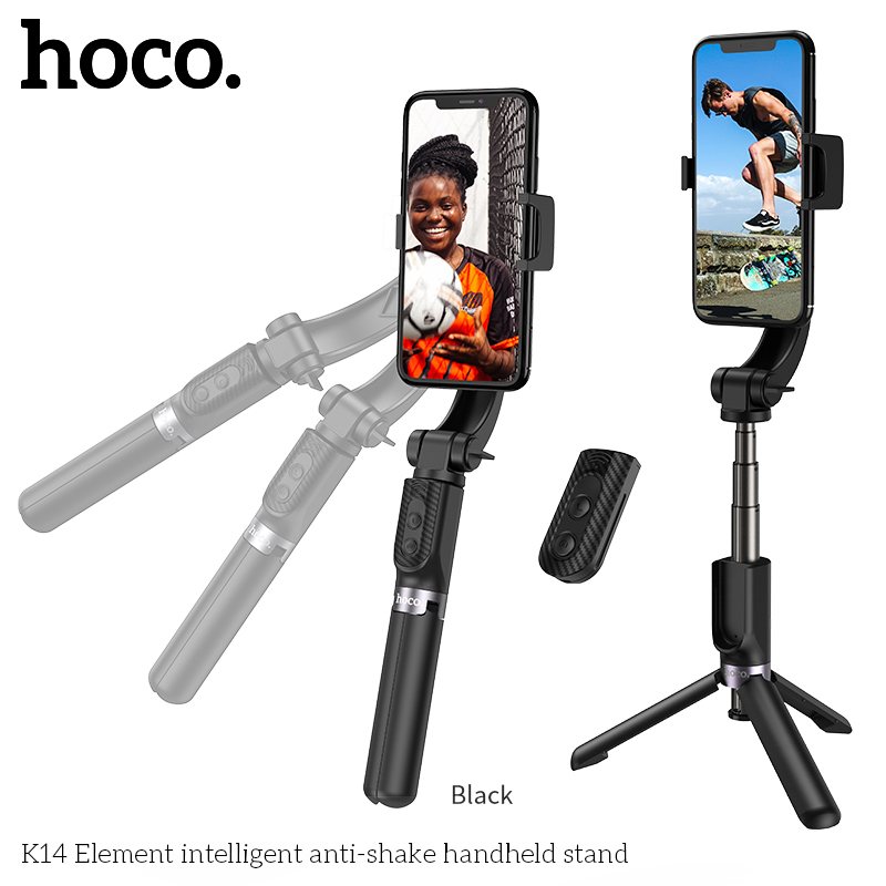 Селфи-монопод HOCO Element intelligent anti-shake handheld stand K14 |BT Control, 360°|
