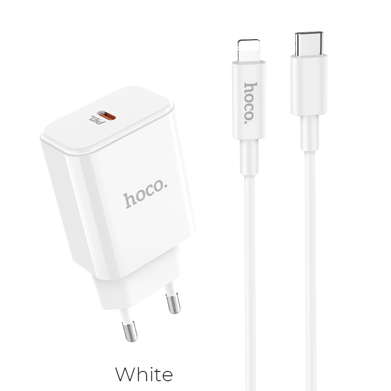 Адаптер сетевой HOCO Type-C to Lightning cable Speed C71A |Type-C, PD/QC3.0, 2.4A|