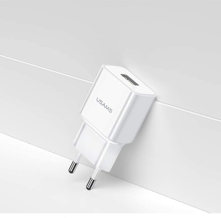 Адаптер мережевий USAMS US-CC060 T11 |1USB, 2.1A|