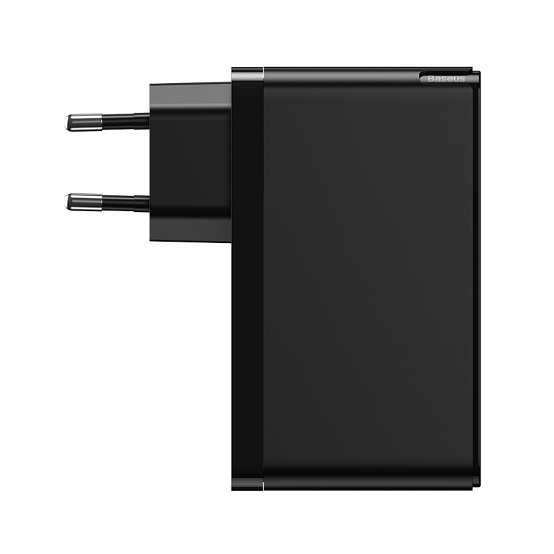 Адаптер мережевий BASEUS Type-C to Type-C cable GaN Mini Quick Charger |2USB/1Type-C, 5A/120W, PD/QC| (CCGAN-J02)