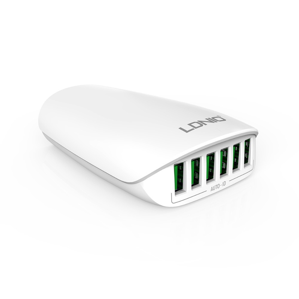Адаптер сетевой Ldnio Micro cable A6573 |6USB, 5.4A|