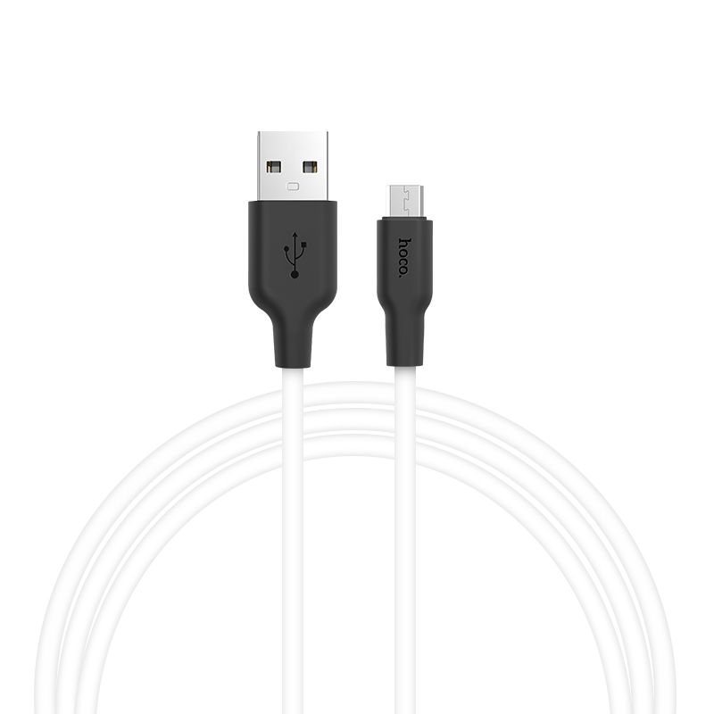 Кабель Hoco Micro USB Silicone X21 |1m|