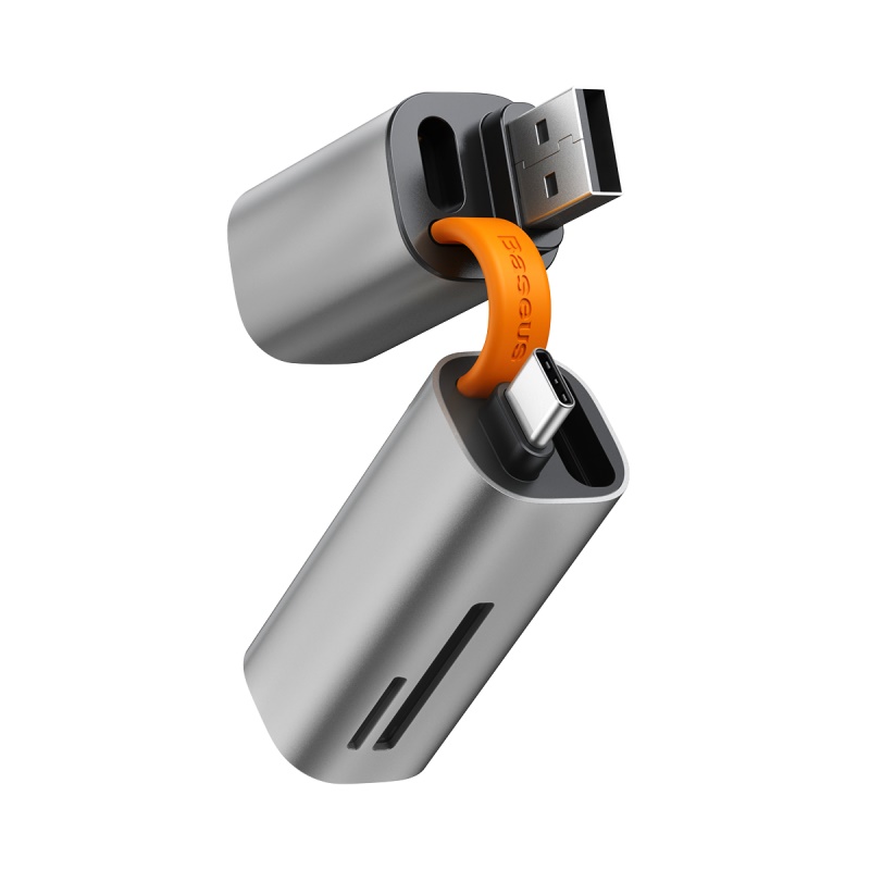Переходник BASEUS Mini-Cabin card reader |USB/Type-C, SD/TF Cards|