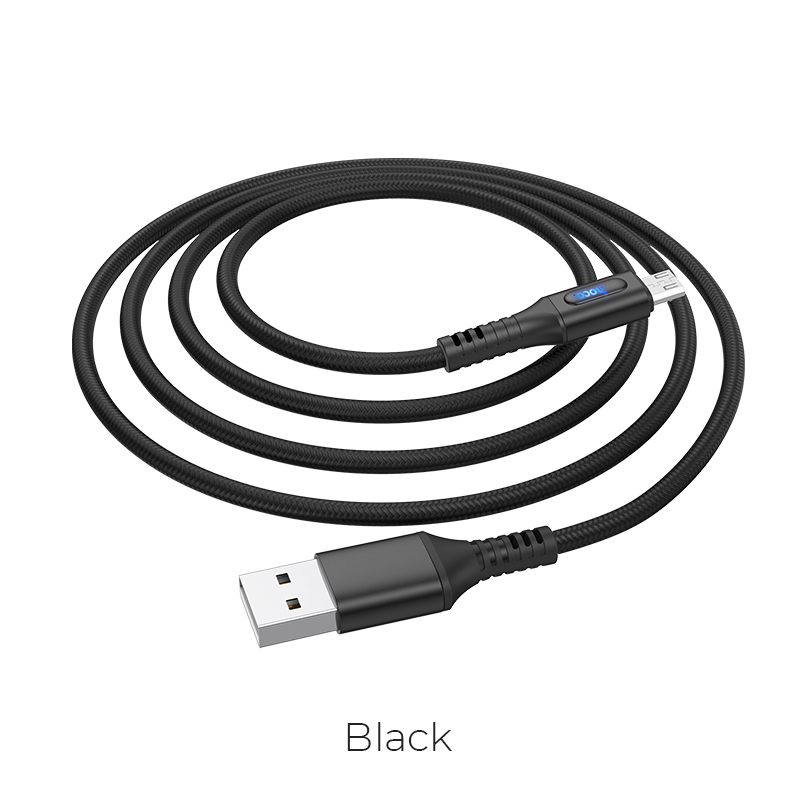 Кабель Hoco Micro USB Admirable Smart Power Off U79 |1m, 2.4A|