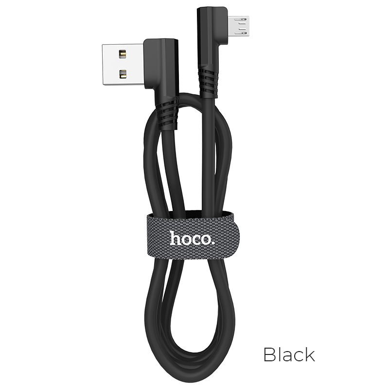 Кабель Hoco Micro USB puissant Silicone U83 |1.2m, 2.4A|