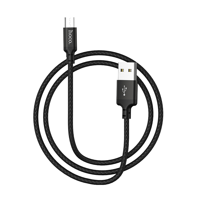 Кабель HOCO Micro USB Times Speed Charging X14 |1m, 2.4A| (canned package)