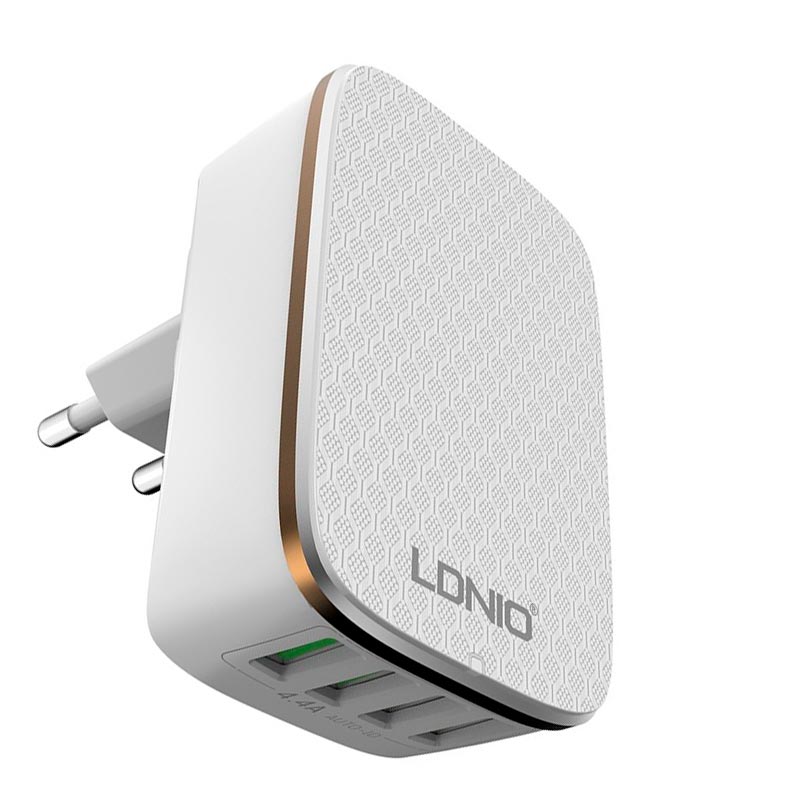 Адаптер мережевий Ldnio A4404 |4USB, 4.4A|