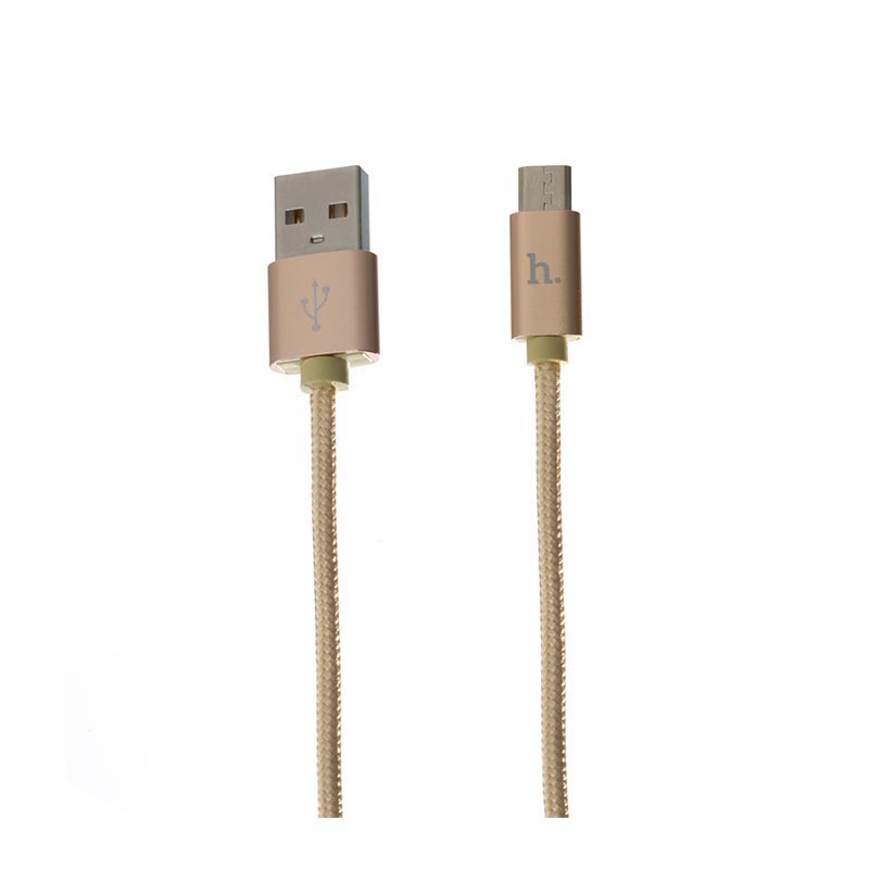 Кабель Hoco Micro USB fabric X2 |1m|