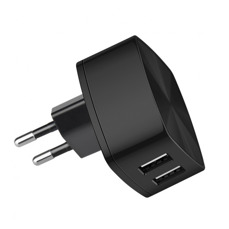 Адаптер сетевой HOCO C26A Mighty |2USB, 3.4A|