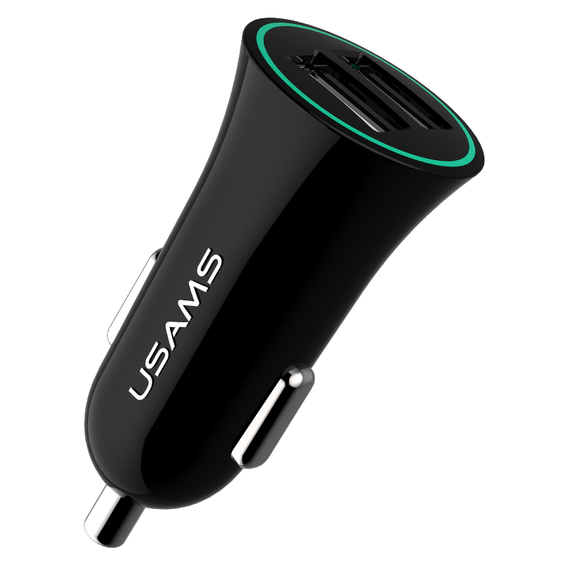Адаптер автомобильный USAMS US-CC013 |2USB, 2.1А|