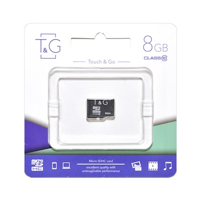 Карта памяти T&G Micro SDHC 8GB Class 10