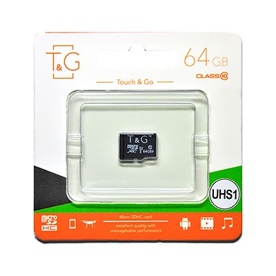 Карта памяти T&G Micro SDHC (UHS-1) 64GB Class 10