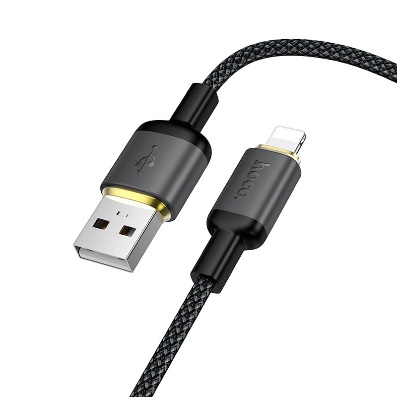 Кабель HOCO Lightning Benefit charging data cable X128 |1m, 12W|