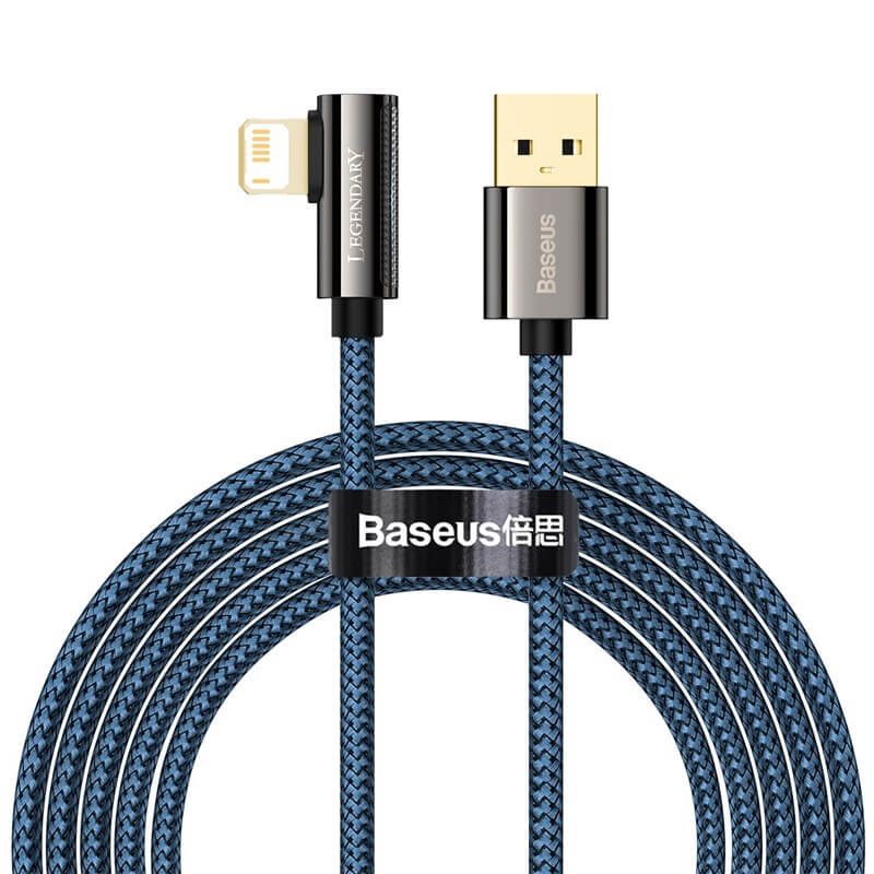 Кабель BASEUS Lightning Legend Series Elbow Fast Charging Data Cable |2m, 2.4A| (CACS000103)