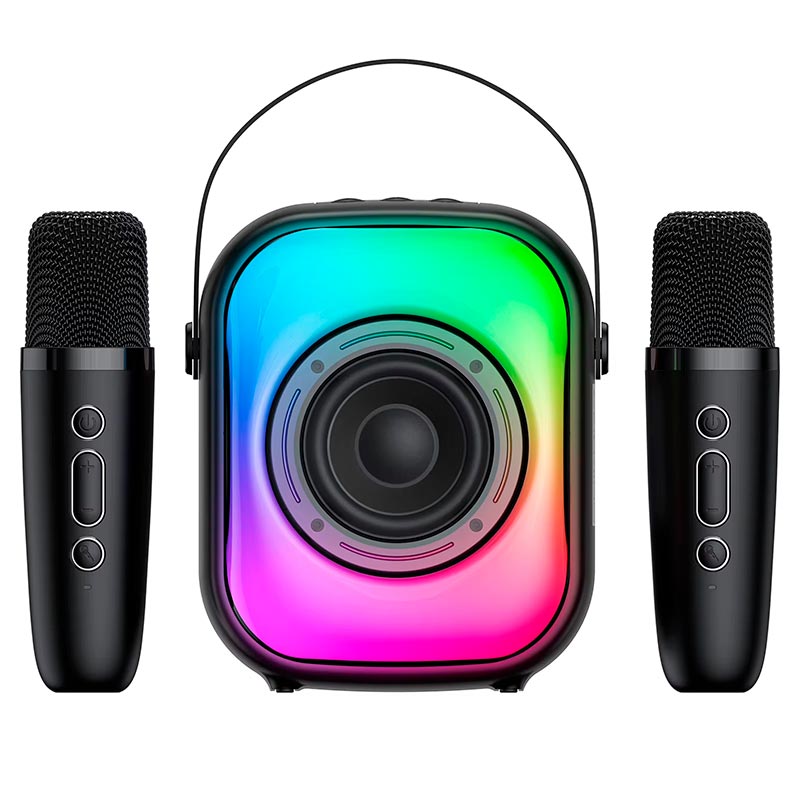 Акустика-караоке Onikuma L7 with 2 mic RGB IPX4 |BT5.3, USB/TF/AUX, 5W, 5h|