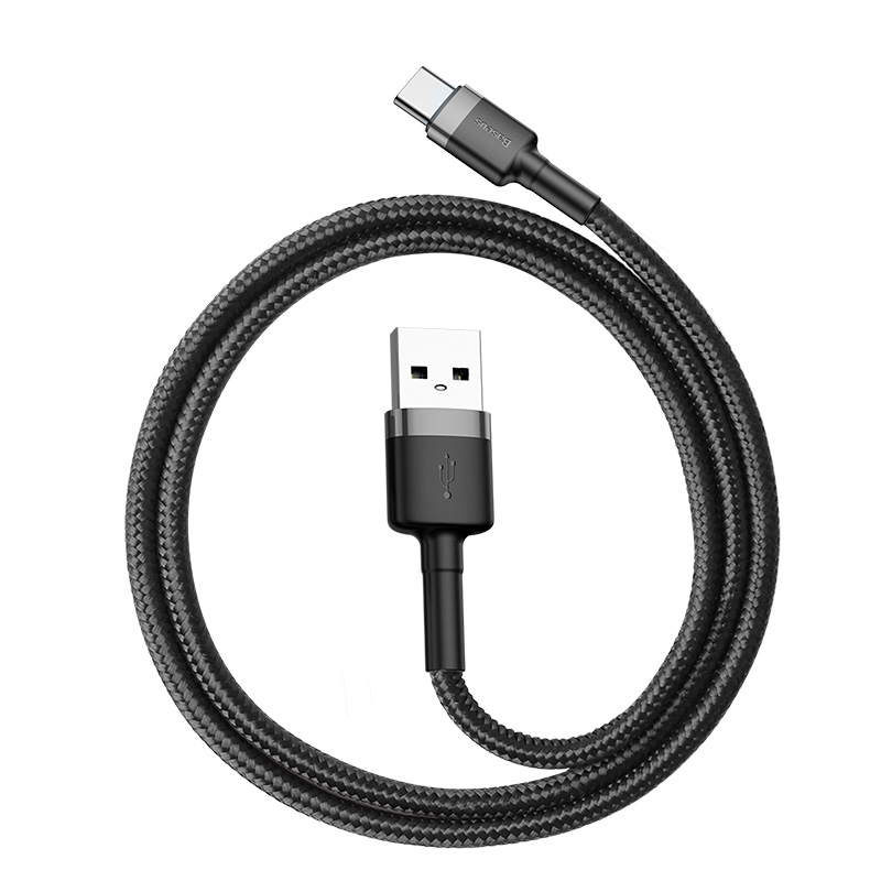 Кабель Type-C BASEUS Cafule |0.5m, 3A| (CATKLF-AG1)