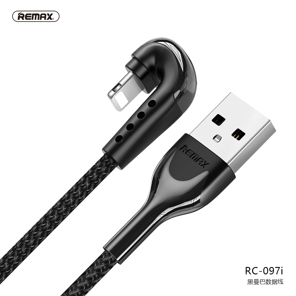 Кабель REMAX lightning Heymanba Series RC-097i |1m, 3A|