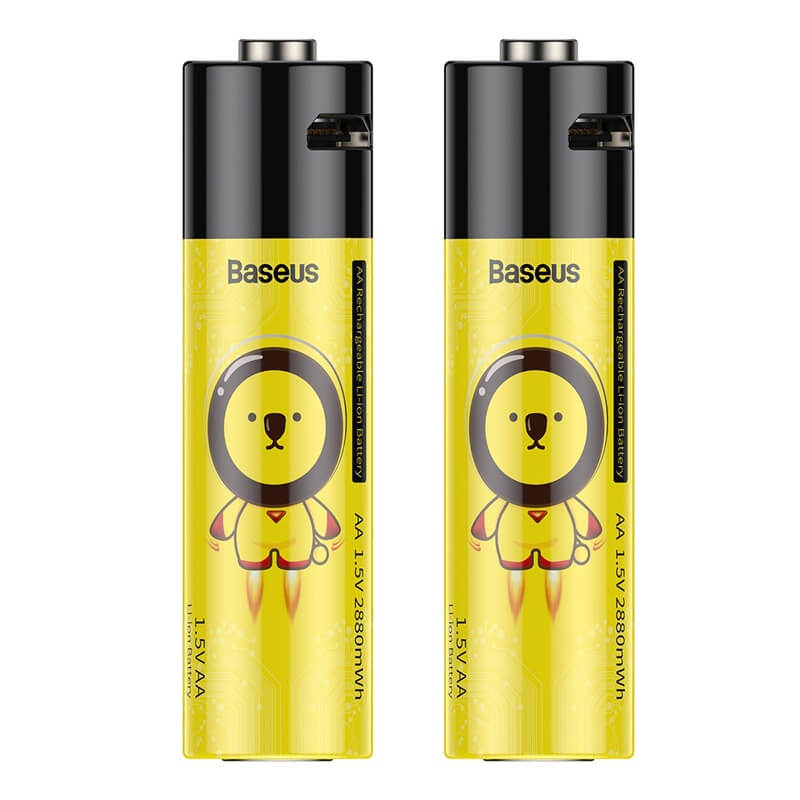 BASEUS AA Rechargeable Li-ion Battery 2PCS |1920mAh| (PCWH000211)