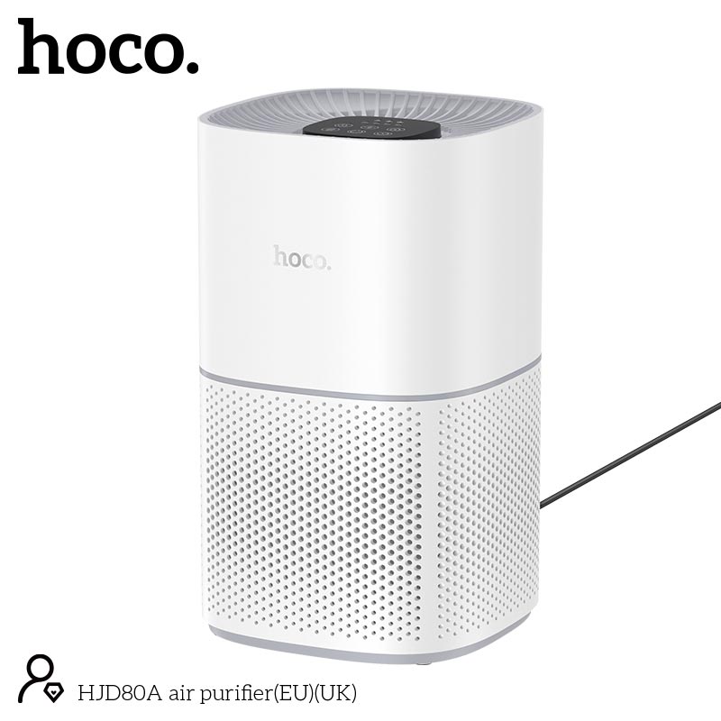 Очиститель воздуха HOCO air purifier HJD80A |20W, 13-23m², 3 speeds, timer 0-8h| white (85405) Белый на картинке №11
