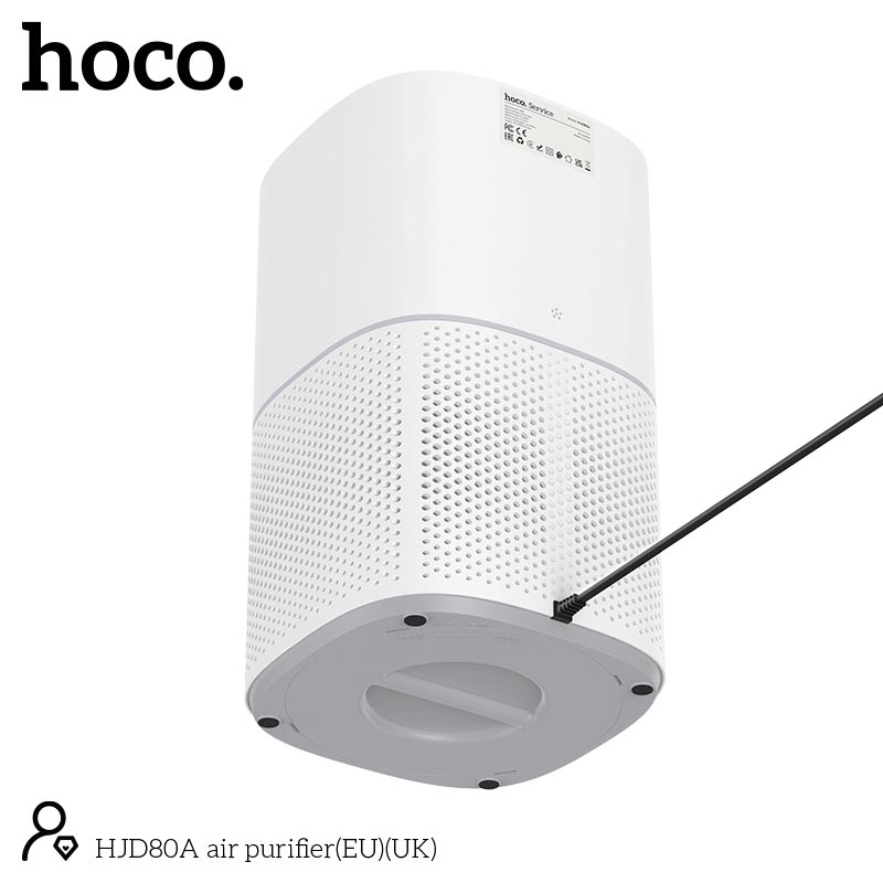 Очиститель воздуха HOCO air purifier HJD80A |20W, 13-23m², 3 speeds, timer 0-8h| white (85405) Белый на картинке №4
