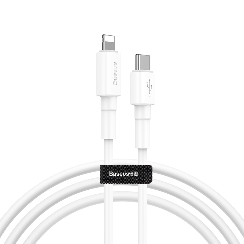 Кабель BASEUS Type-C to Lightning Mini |1m, PD/18W|