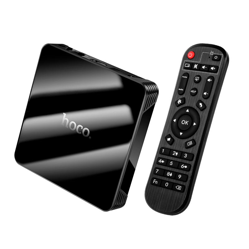Android TV приставка HOCO Navio WiFi HD TV box DQ10 |4GB+32GB,CortexTM-A53, WiFi 2.4g/5g, 4K/60FPS|