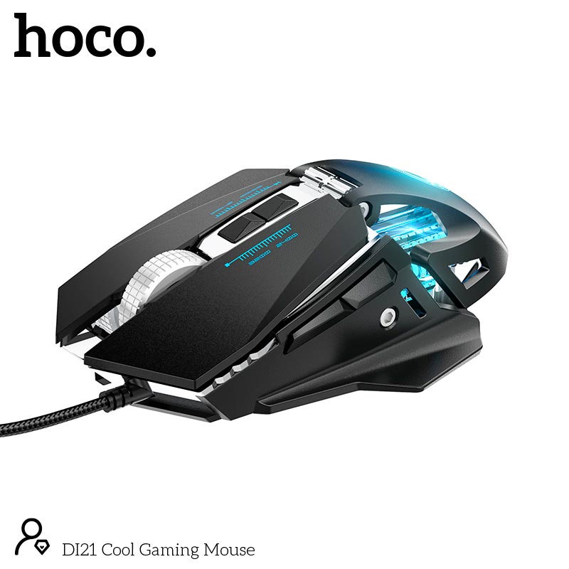Миша HOCO Cool Gaming Mouse DI21 |7200dpi|
