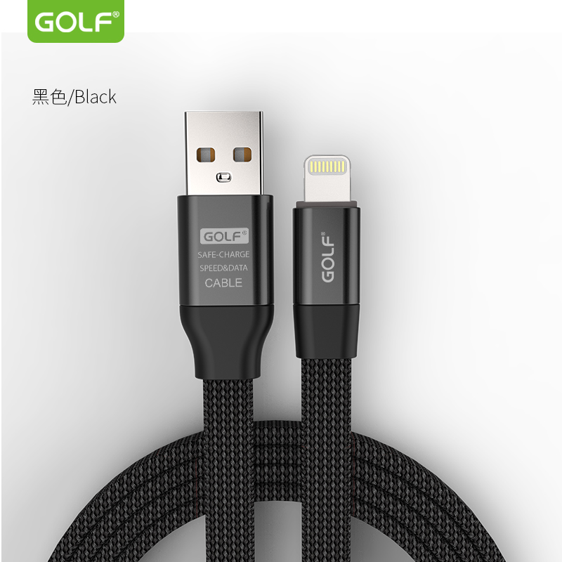 Кабель Lightning GOLF GC-56i |1M, 2.1A|