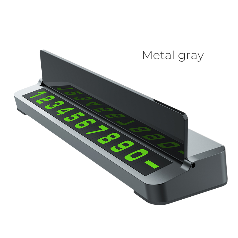 Визитка Hoco на панель автомобиля Aluminium Hidden PH21