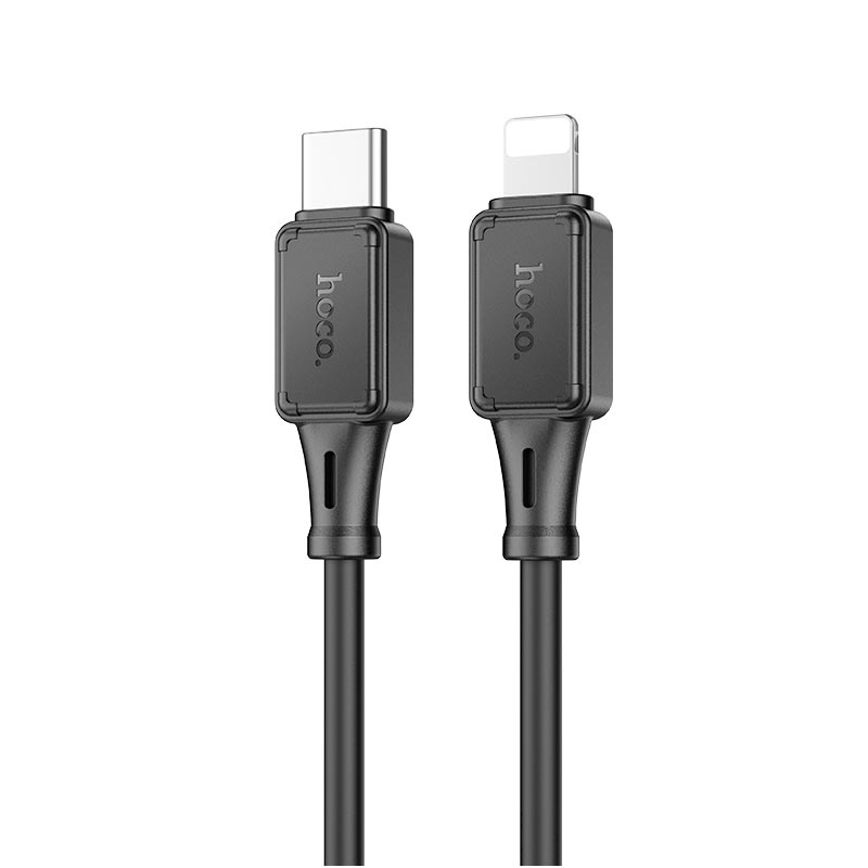 Кабель HOCO Assistant PD Type-C to Lightning silicone charging data cable X101 |1m, 27W|