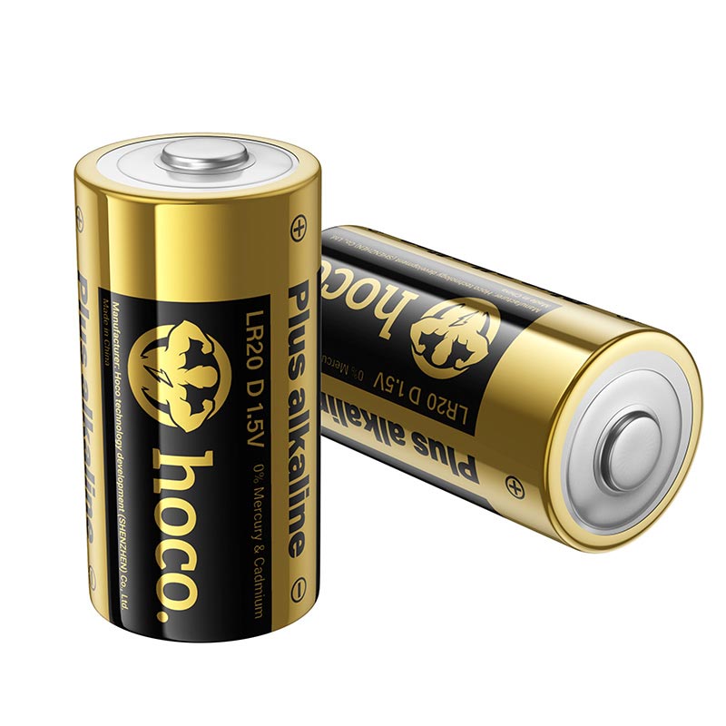 Alkaline battery HOCO JA5 |D, LR20, 1.5V| (2PCS)