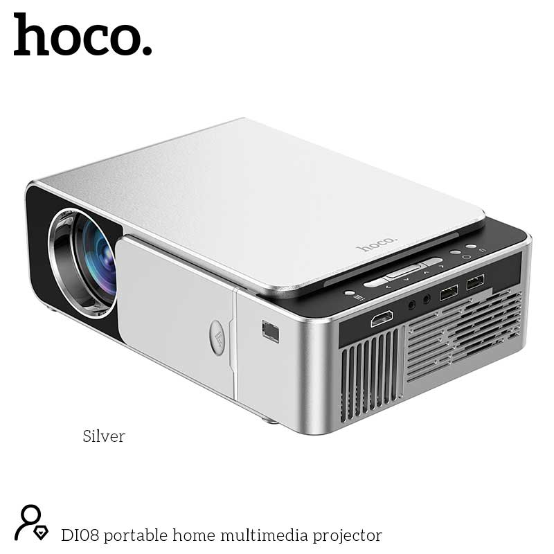 Проектор HOCO Multimedia projector DI08 |HDMI, AV, 2USB, 3.5mm|