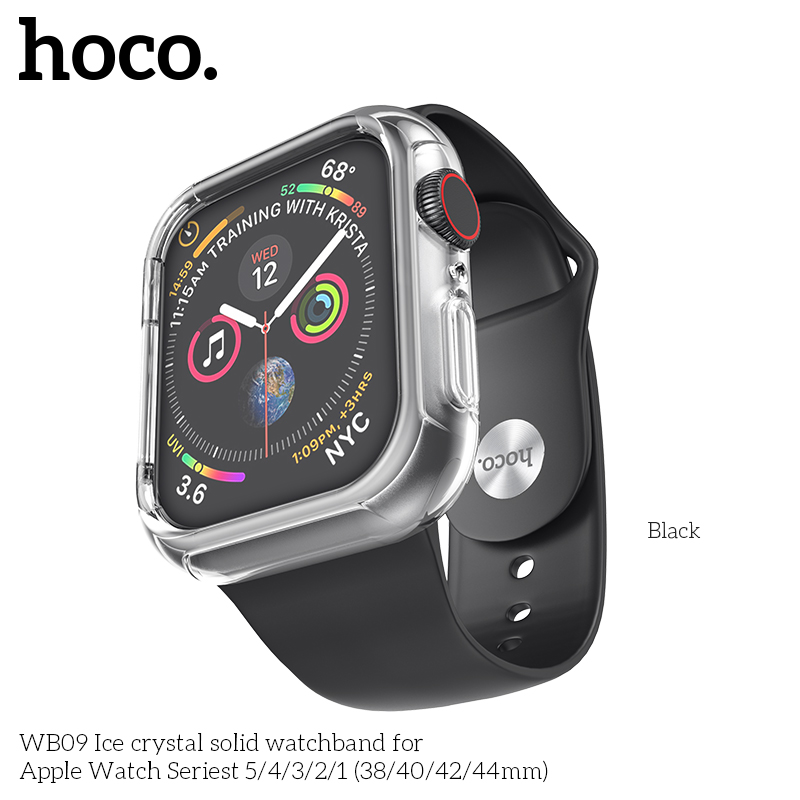 Pемешок TPU HOCO Ice crystal solid для Apple Watch Series 4/3/2/1 WB09 |38/40mm|