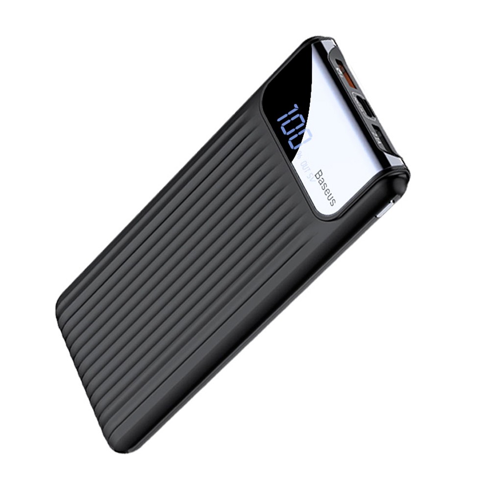 УМБ BASEUS Thin Digital display 10000mAh |QC3.0, Type-C/2USB, 3A|
