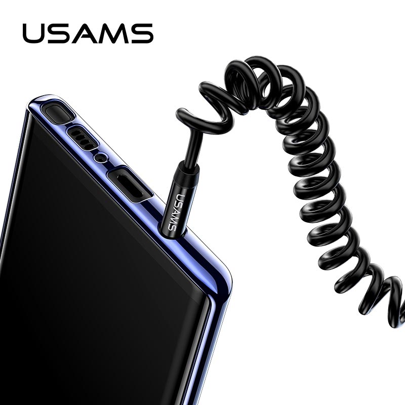 Кабель USAMS AUX Spring US-SJ256 |1.2m|