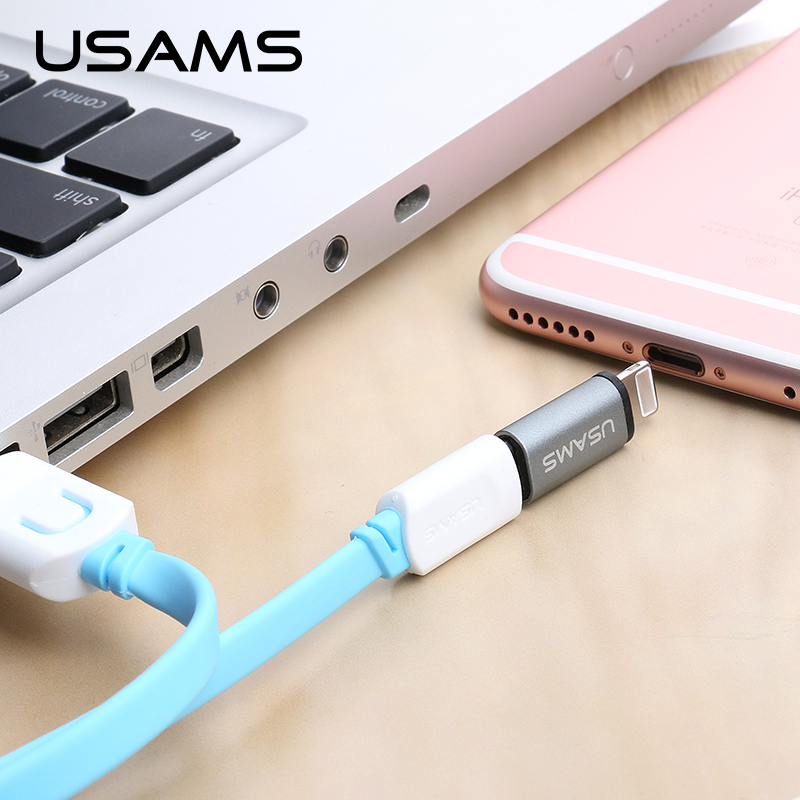 Переходник USAMS Lightning to Micro USB US-SJ049