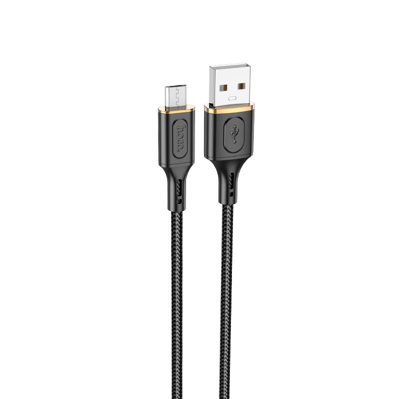 Кабель HOCO Micro USB Goldentop charging data cable X95 |1m, 2.4A|